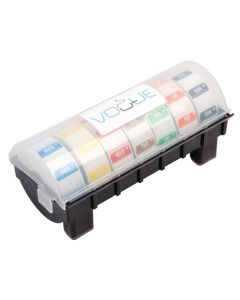 Etiquettes amovibles code couleur avec distributeur 24 mm - Vogue
