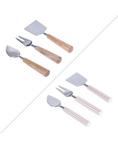 Service de 3 couteaux à fromage Etawah (1 modèle aléatoire)