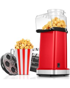 Machine à Popcorn à Air Chaud 1400W rouge