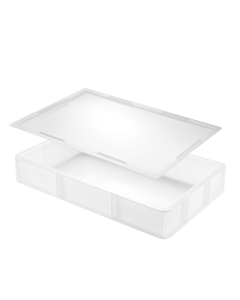 Lot bac à pâtons GN1/1 + couvercle - blanc