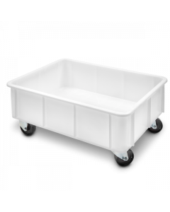 Bac renforcé grand volume empilable  - Blanc 80 L Gilac