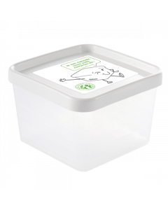Boîtes hermétiques + couvercle  - Blanc 0.6 L Gilac