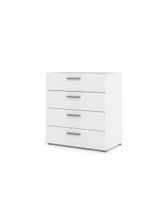 Commode TYHJA 4 tiroirs - Blanc - L 70 x P 40 x H 75 cm