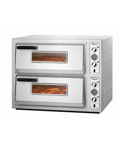 Four à pizza double électrique professionnel pour pizzeria - 10,0 kW - Bartscher -