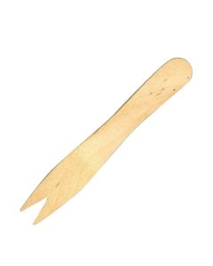 Fourchettes en bois jetables 95 mm - Plastico - Boite 1000 pièces -