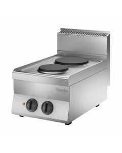 Fourneau électrique Professionnel - 2 plaques - 4,1 kW - Bartscher