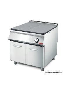 Fourneau Plaque Coup de Feu à Gaz 9 kw - Placard Ouvert - Gastro M