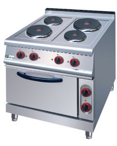 Fourneaux sur Four avec 4 brûleurs (2x2 2x2,6 kW) Série 700 - AFI Collin Lucy