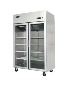 Frigo Professionnel Vitré 2 Portes - 900 Litres - Atosa