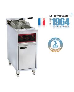 Friteuse électrique sur coffre - 2 x 10 litres - 12 kW - Sofraca