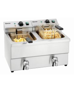 Friteuse professionnelle à poser double imbiss II - 2 x 8 Litres - Bartscher