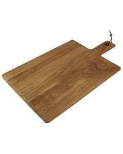 Grande planche carrée en chêne 350 x 260 x 15 mm manche 110 mm - Olympia