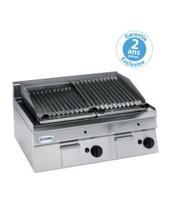 Grill Charcoal Double Gaz - Gamme 600 - Tecnoinox