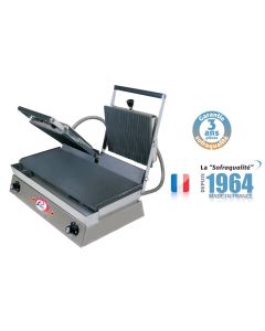 Grill Double Spécial Grillades - Plaques Lisses - 230 V - Sofraca