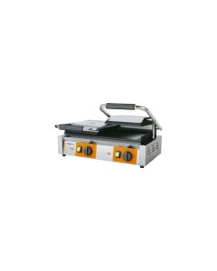 Grill Panini Double Plaques Rainurées 3,6 kW - Stalgast -
