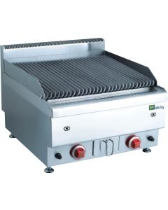 Grill Pierre de Lave au Gaz en Inox Gamme Top 650 - 14,4 kW - AFI Collin Lucy