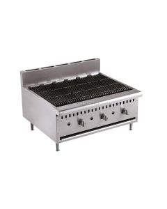 Grill Pierre de Lave Professionnel - Gaz - Combisteel