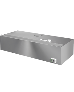 Hotte Murale Caisson Eclairage Intégré Série 1200 mm - 450 W - Stalgast