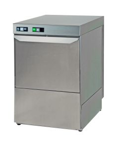 Lave-Vaisselle 500-230 DP Monophasé avec Pompe d'Écoulement et Doseur Détergent - Combisteel