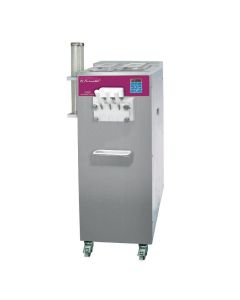 Machine à glace soft - débits intensifs - 3 becs - 3 parfums - 27 litres / heure