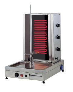 MACHINE A KEBAB ELECTRIQUE 3 RADIANS INDEPENDANTS-L2G