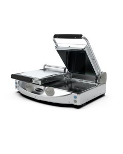 Machine à panini vitro double digitale - noire lisse - Spidocook