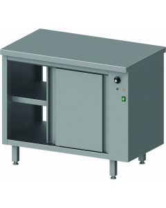 Meuble Bas Inox Chauffant Double Façade - Profondeur 700 - Stalgast