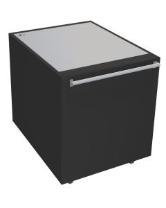 MEUBLE CAISSE NEUTRE PLATEAU INOX EP.12/10-L2G