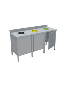 Meuble de Tri Inox 304 3 Portes - L2G