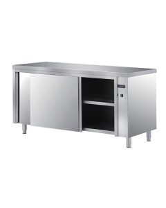 MEUBLE ETUVE INOX 304 CENTRAL PORTES-L2G