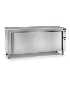 Meuble Chauffant Inox Mural Gamme 600 avec Plan de Travail - Distform
