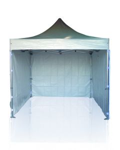 Pack Stand Pliant Aluminium 4x4m + 3 Murs Pleins