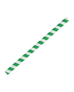 Pailles Jetable en Papier 21 cm - Plusieurs Couleurs - Fiesta Green - Lot de 250 - 