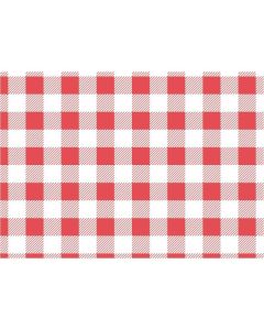 Papier Sulfurisé Vichy Rouge 190 x 310 mm - Lot de 200