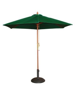 Parasol de Terrasse à Poulie Vert Professionnel de 2,5 m - Bolero - 