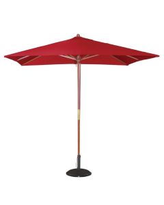 Parasol de Terrasse Professionnel Carré à Poulie Rouge - Bolero