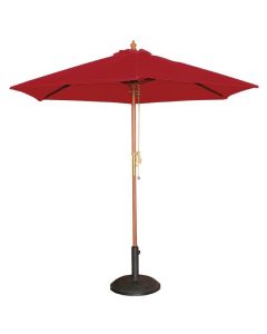 Parasol de Terrasse Professionnel Rouge à Poulie de 2,5 m - Bolero