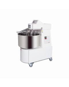 Pétrin à Spirale Vitesse Variable Tête Fixe SKV - Monophasé 21 Litres - Resto Italia