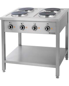 Piano de Cuisson Electrique Professionnel 4 plaques - prof. 700 - Stalgast