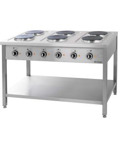 Piano de Cuisson Electrique Professionnel 6 Plaques - Série 700 - Stalgast