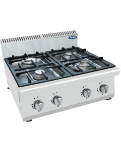 Piano de Cuisson Gaz Professionnel Série 700 - 4 feux à poser - Atosa