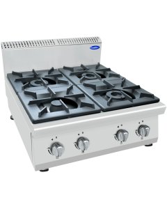 Piano de Cuisson Gaz Professionnel Série 900 - 4 feux à poser - Atosa