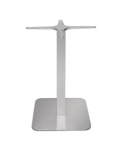 Pied de table carré en inox Bolero - 