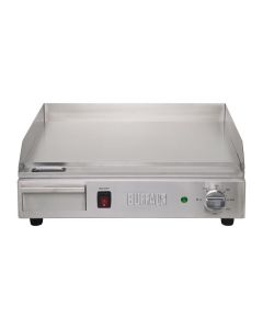 Plancha Electrique Professionnelle 2,2 kW - Acier Poli - Buffalo