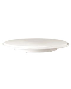 Plat à gâteau en mélamine blanc Pure APS 310 mm