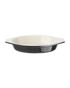 Plat à gratin ovale noir - Vogue 650 ml