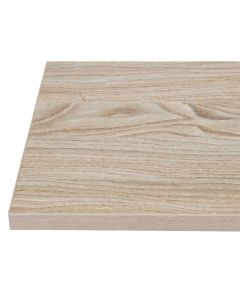 Plateau de table carré 600 mm effet bois clair - Bolero - 