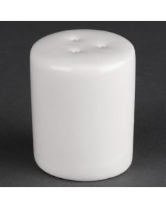 Poivrières en porcelaine blanche 50 mm - Athena Hotelware - Lot de 12