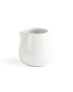 Pots à Lait et Crème en Porcelaine Blanche 85 ml - Lot de 12 - Olympia