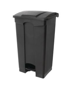 Poubelle de cuisine à pédale 65 litres Noire - Jantex - 